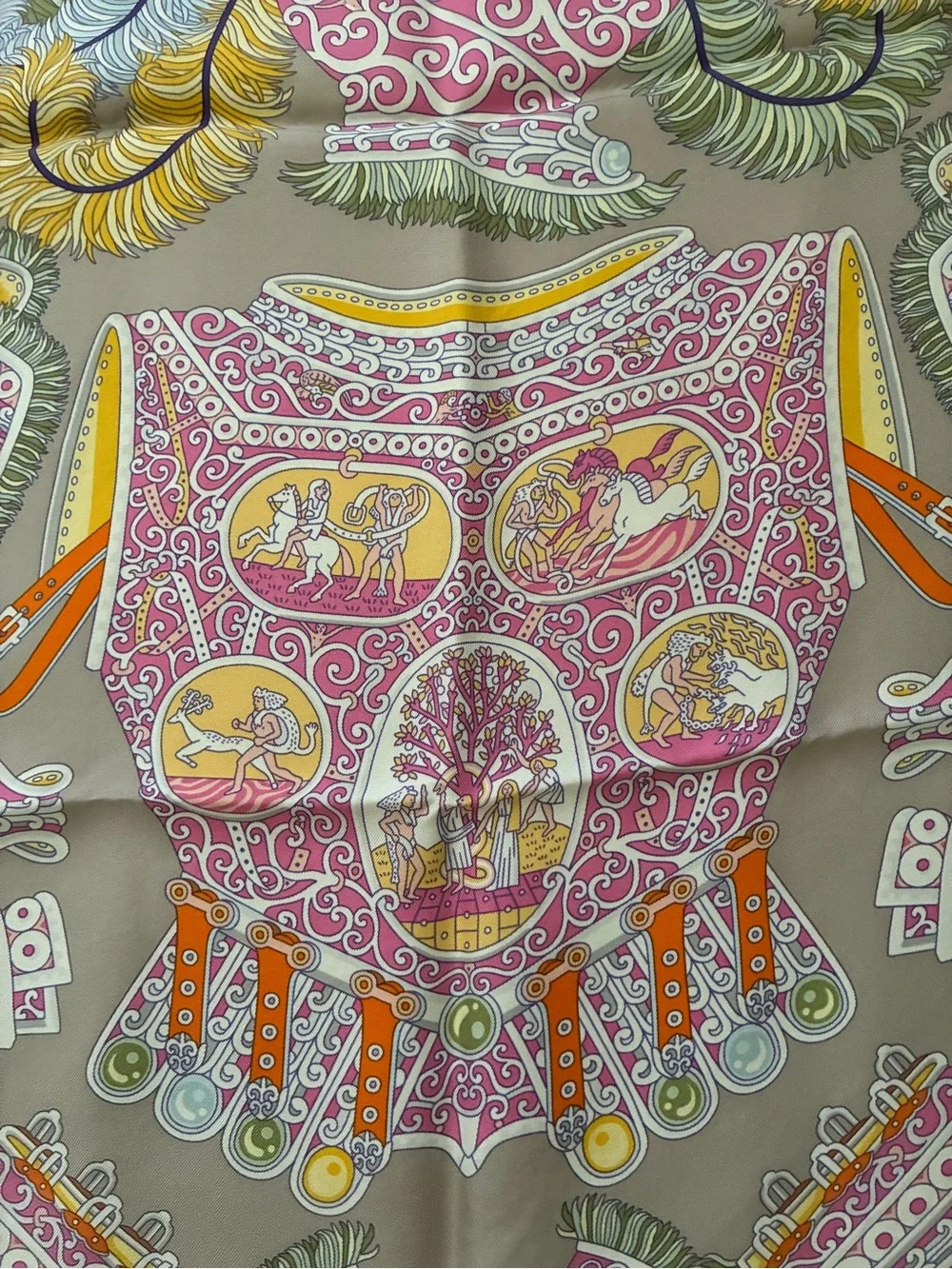 Hermès Sous l'Egide de Mars WASH 90cm by Pierre Marie PRISTINE